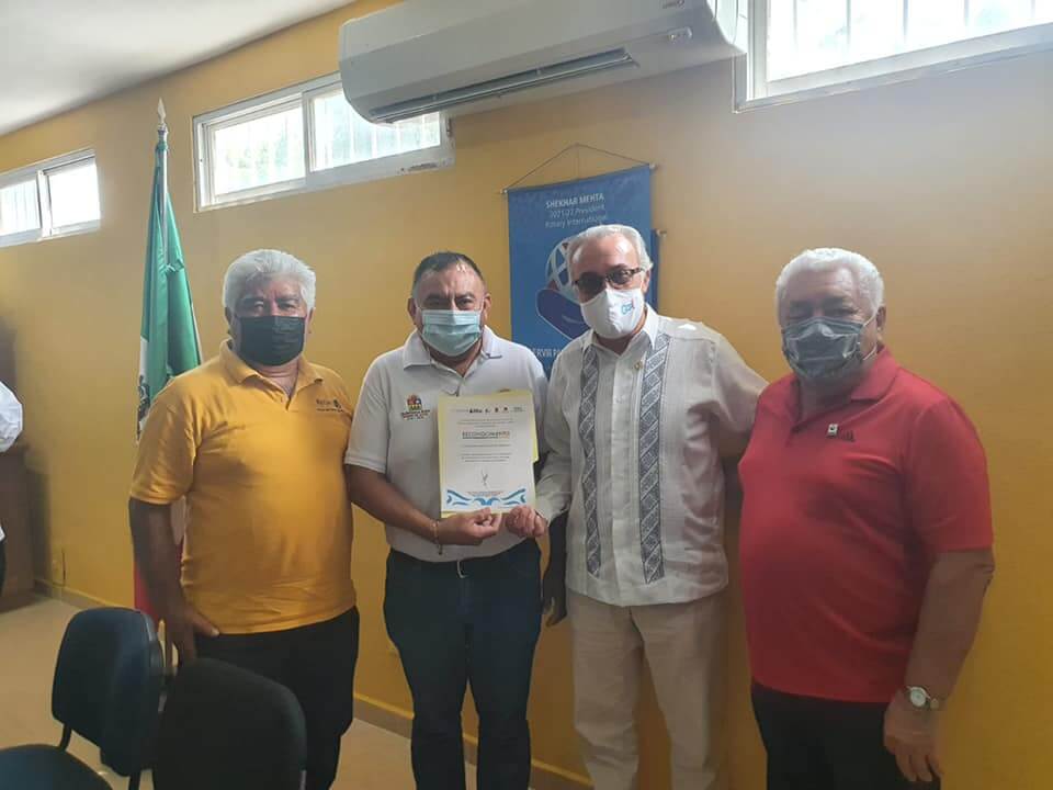 Reconocimiento Rotary Playa del Carmen